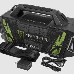 Monster Energy Authentic BUMPBOXX Thump Black Speaker Bluetooth IPX6
